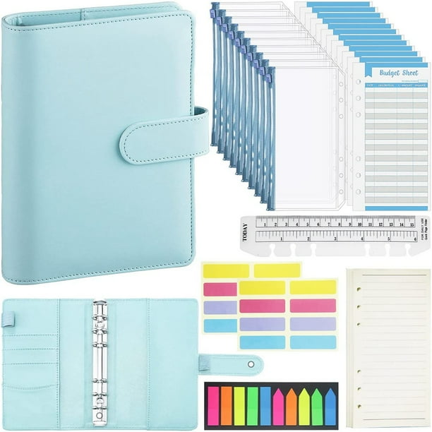 A6 Budget Binder,A6 Money Organizer for Cash, Budget Binder with Cash