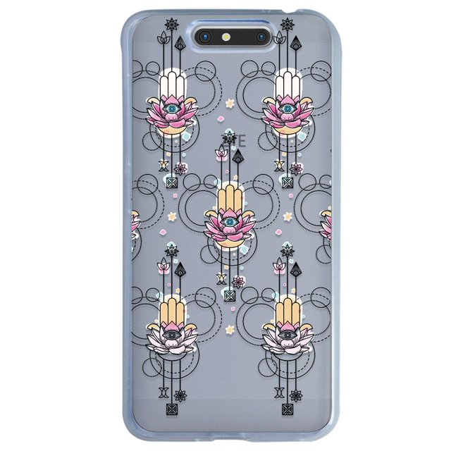 Funda para ZTE Blade V8 InstaCase Patron de Mano de Fátima Antigolpes