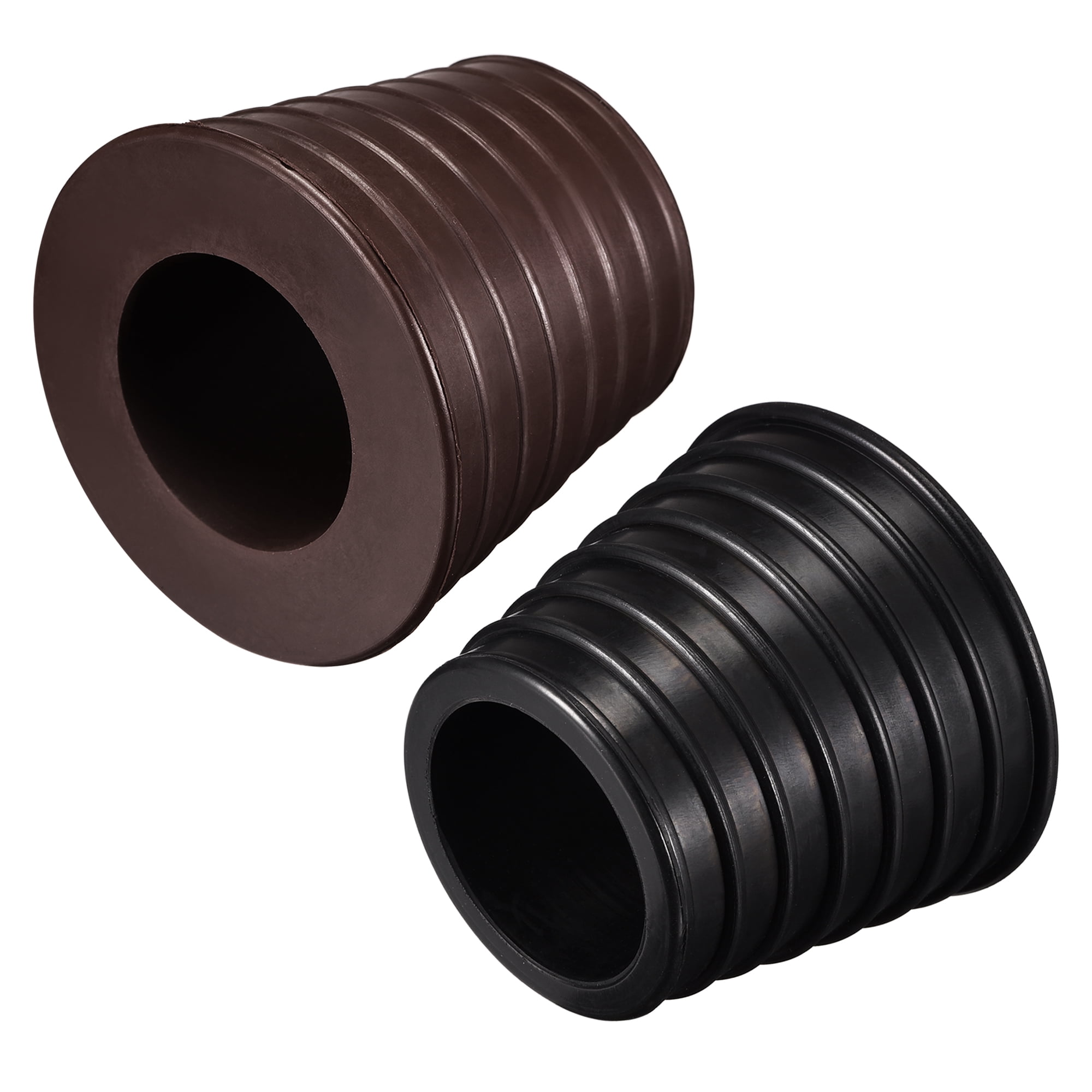 Uxcell Brown Black 1.5 Inch OD Umbrella Cone Wedge for 1.94 to 2.7 Inch Patio Table Hole 2packs