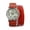 Orange, variant on Qholemyo Vintage Leather Watches For Men Women Classic Dress Wrist Watch Analog Quartz Watch Best Gifts For Men Women