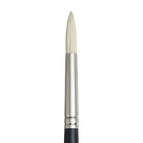 Winsor & Newton Artist Oil Brush, Long Handle, Round, 3