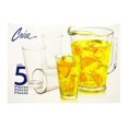 thumbnail image 1 of Juego de Agua Crisa Cristal Transparente 5 Piezas, 1 of 1