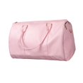 thumbnail image 3 of Bolso de viaje de cuero Strade Fareast Limited gran capacidad para hombres y mujeres Rosa, 3 of 8