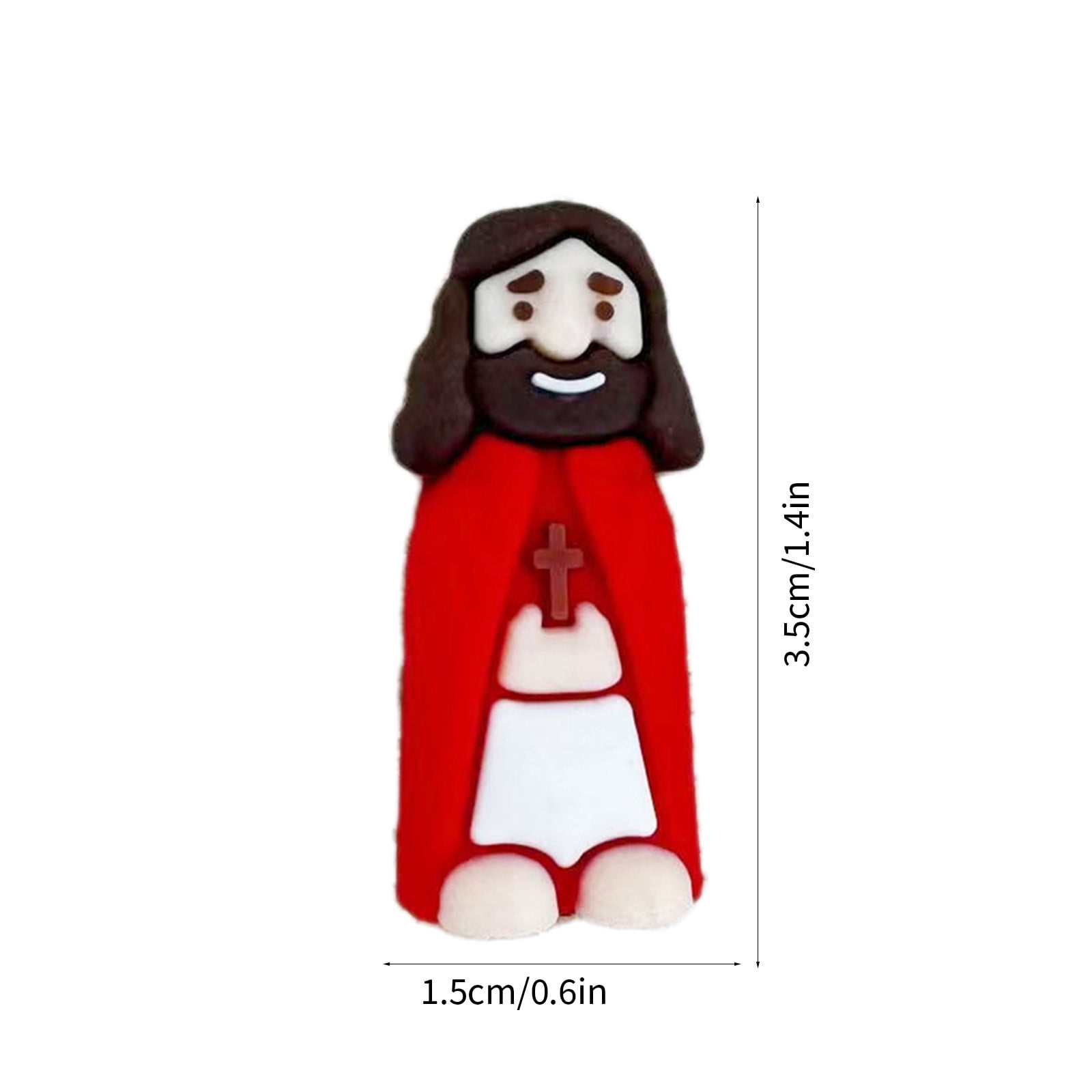 ARCHCRTC 40 Pcs Little Jesus Figurine Miniature Tiny Jesus Figures Religious Christ Savior Doll For Hide And Seek Sunday Easter Egg Stuffers Baptism