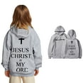 thumbnail image 3 of Kids Girl Hoodies Jesus Loves You Hoodie Long Sleeve Graphic Hoodies Comfy Loose Pullover Top Girl Clothing 7-8 Years Old Boy Clothes Cute&nbsp;Boy Girl&nbsp;Clothing, 3 of 6