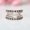 14K Yellow Gold Vermeil, variant on Round Cut Brown Diamond and White Diamond Ring Guard 925 Sterling Silver Ring For Her