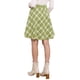 thumbnail image 3 of Falda A Línea de Mujer con Cintura Elástica y Longitud a la Rodilla M Verde Claro, 3 of 6