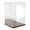 Hardwood Base (Mirrored), variant on Plymor Clear Acrylic Display Case with Hardwood Base (Mirror Back), 12" W x 12" D x 18" H