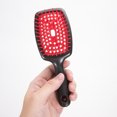 thumbnail image 4 of Cepillo de pelo de peine de rejilla conveniente para herramientas profesionales de salón (rojo) Ndcxsfigh Cuidado Belleza, 4 of 9