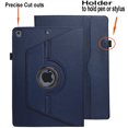 thumbnail image 6 of JYtrend Case Rotating Cover for iPad Air 3 / Pro 10.5 with Pocket (Navy Blue), 6 of 6