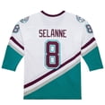 thumbnail image 3 of Men's Teemu Selanne White Anaheim Ducks 1996-97 Power Play Jersey, 3 of 7