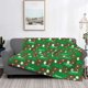 thumbnail image 2 of Fotbe Cute Santa And Ho Ho Ho Manta de Franela con Estampado, Manta Ultrasuave para Cama, Sofá, Auto, Hipoalergénica y Antibolitas-80"x60", 2 of 6