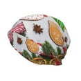 thumbnail image 3 of Kll Christmas Gingerbread Cookies Winter Fall Beanie Knit Hats For Men & Women - Warm & Soft Stylish Toboggan Caps For Cold Weather, 3 of 9