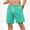 Grass Green, variant on IDOPIP Men's Vintage Cotton Shorts Waist Drawstring Shorts with Pockets Casual Shorts