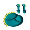 thumbnail image 1 of Bandeja De Comida Pequeña Multiusos De Grado Alimenticio Con Plato Dividido Para Uso Doméstico, 1 of 9