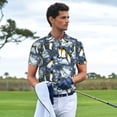 thumbnail image 3 of Balery Penguin Arctic Adventure Camisa Polo de Hombre con Estampado, de Manga Corta y Tejido Medio, Camisa Tipo Golf Polo-X-Large, 3 of 6