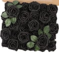 thumbnail image 1 of Flores artificiales MACTING Black Rose, 30 unidades, Real Touch, 1 of 7