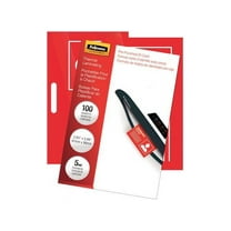 52016 Fellowes Glossy Pouches - ID Tag punched, 5 mil, 100 pack