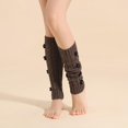 thumbnail image 4 of Mujeres Invierno Twist Cable Knit Calentadores de piernas Dulce Navidad Flor artificial Funda para botas Mangas Vacaciones Térmicas Rodillera Calcetines hasta la pantorrilla, 4 of 5