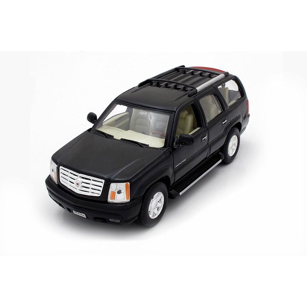 2002 Cadillac Escalade SUV, Black - Welly 22412WBK - 1/24 scale Diecast ...