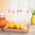 thumbnail image 4 of Cqxid Tableware Under $5 100 PCS/pack Valentine's Day Disposable Art Skewer Net Cute Love Cake Sign Fruit Sign Sign Two Pack, 4 of 9