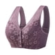thumbnail image 1 of Gibobby Brasieres Comodos Para Mujer Sujetador sin de para mujer, cierre frontal, espalda en T, para busto grande(Morado,44), 1 of 5