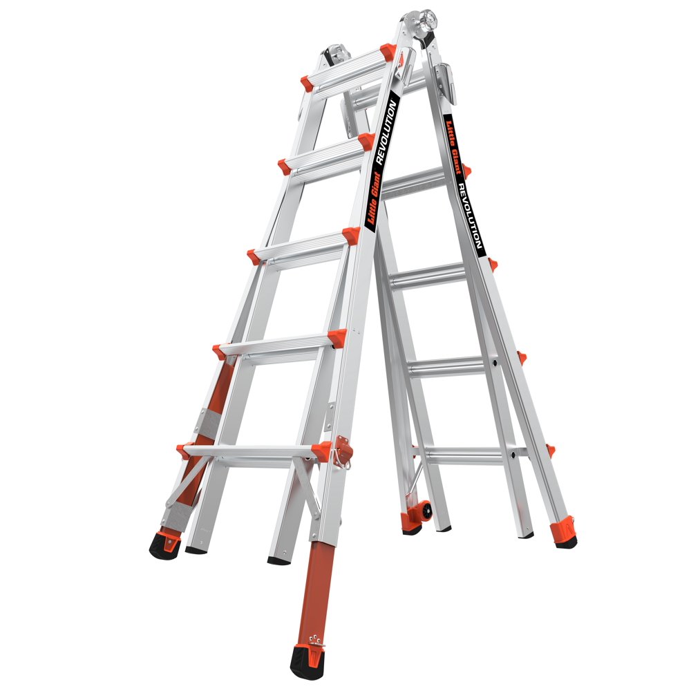 Little Giant Revolution M22 Aluminum MultiUse Ladder with Ratcheting