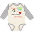 thumbnail image 3 of Inktastic Someone in Pennsylvania Loves Me Boys or Girls Long Sleeve Baby Bodysuit, 3 of 5