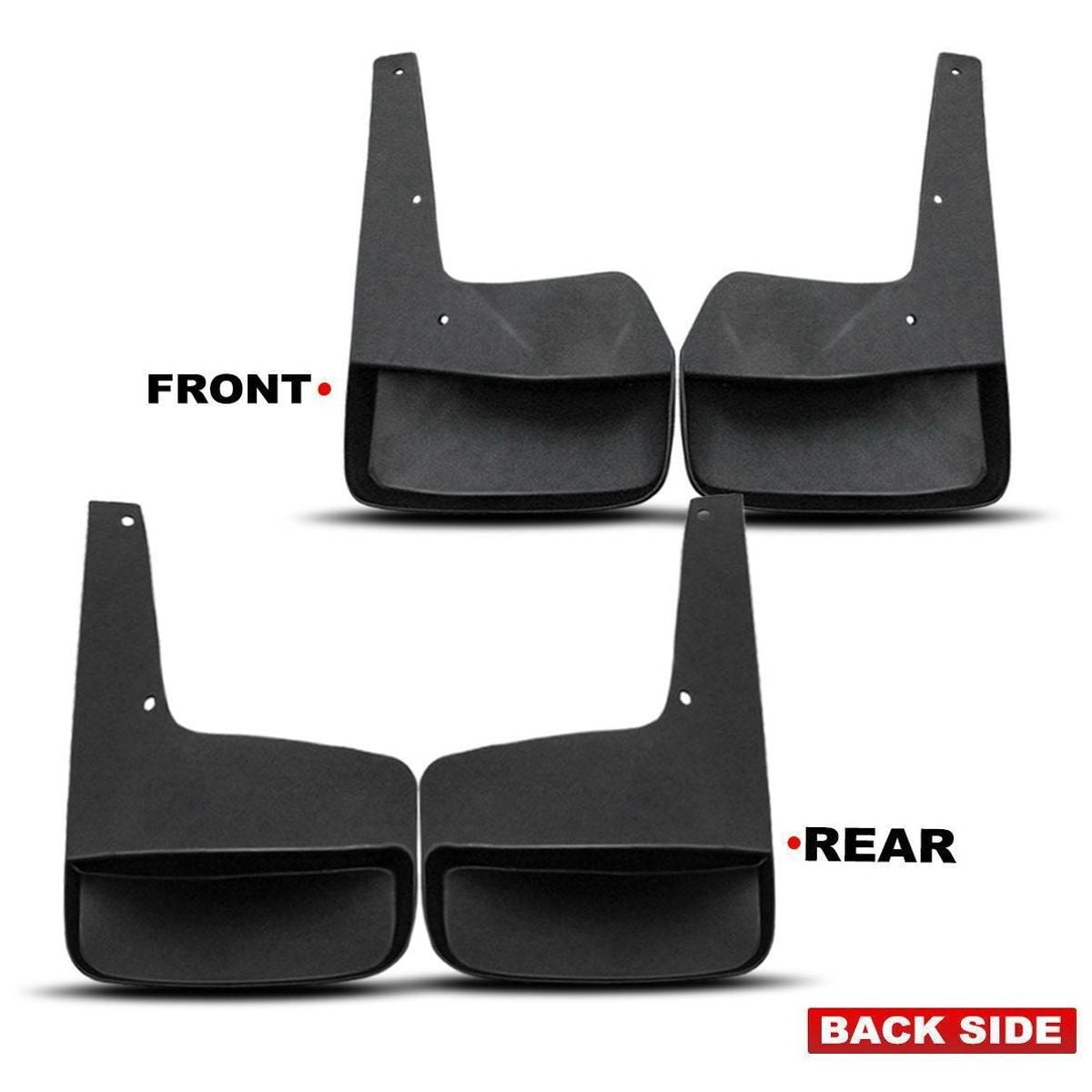 Geelife 4x Splash Guards Mud Flap Front Rear for Chrysler Dodge Town & Country 2011-2017