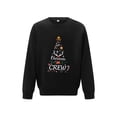 thumbnail image 2 of Family Matching Sweatshirt Christmas Tree Letter Print Long Sleeve Round Neck Casual Pullover Top, 2 of 10
