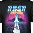 thumbnail image 2 of Teelocity NASA 80s Futuristic Graphic T-Shirt (X-Large, Black), 2 of 4