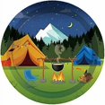 thumbnail image 5 of 141 pcs Camping Adventure Party Supplies Tableware Set Birthday Party Paper Disposable Tableware Set includes Dinner Plates Dessert Plates Cups N, 5 of 5