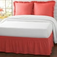 thumbnail image 2 of The Pioneer Woman Coral Cotton Swiss Dot 3-Piece Bedskirt and Sham Set, 2 of 5