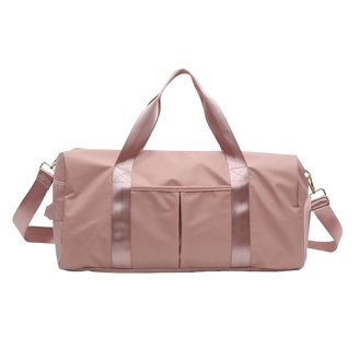 Perselief Women's Gym Backpack - Waterproof With Shoe Compartment & Wet Pocket, Pink, 15.75x12.6x7.87 In