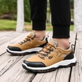 thumbnail image 1 of Zapatos de senderismo Zapatillas de deporte casuales Zapatillas de deporte antideslizantes con cordones para hombre PU para primavera y otoño Wdftyju Tenis De Mujer Tenis De Hombre, 1 of 8