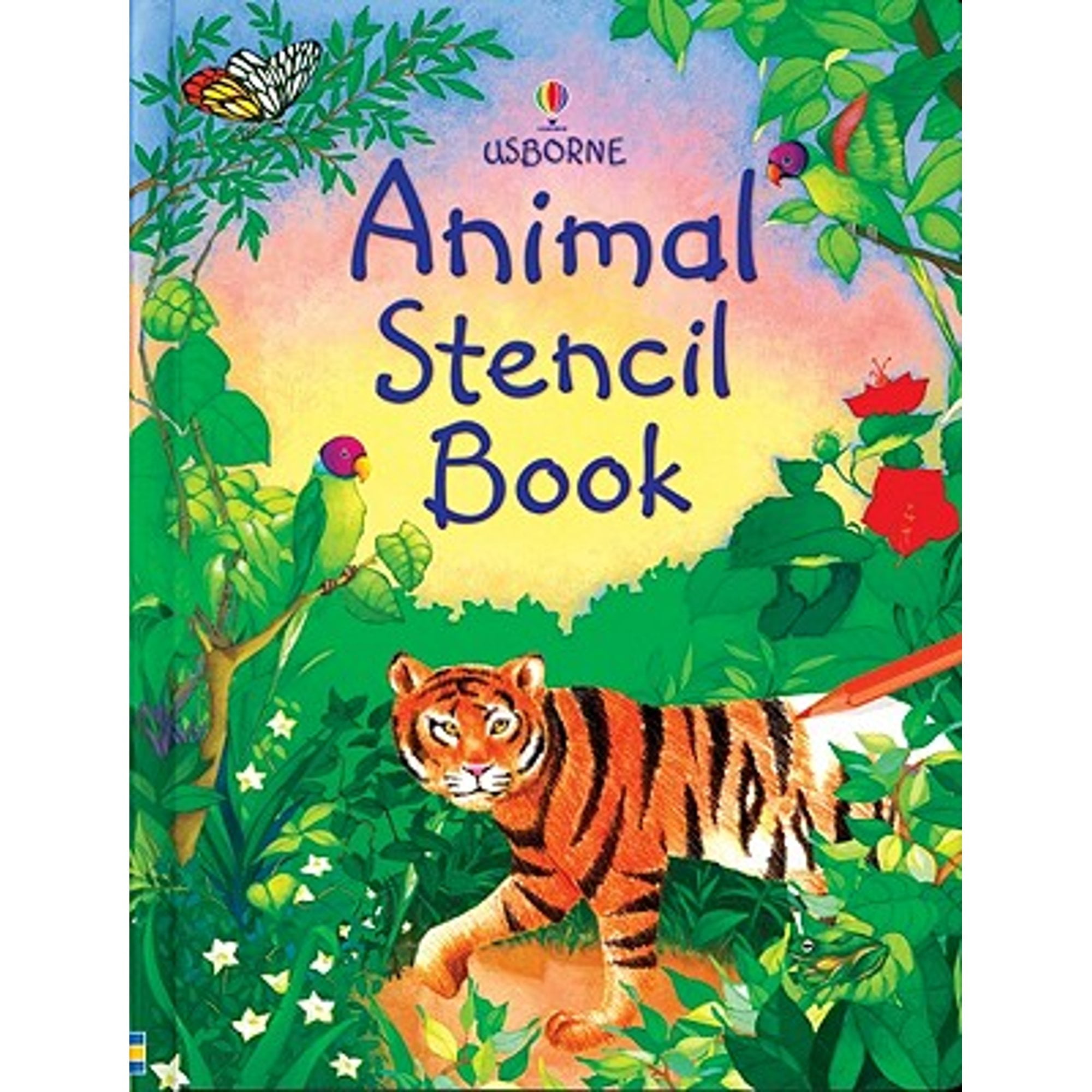 Animal Stencil Book (Pre-Owned Hardcover 9780794511401) by Ruth  Brocklehurst, Hanri Van Wyk 