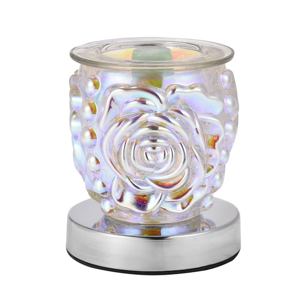 Lámpara Aromática De Cristal Rosa 2 En 1, Delicada, Exquisita, Perfumada, Aire Fresco, Luz Nocturna Ambiental Para El Hogar, Junto A La Cama, Yoga matsuzay HA027618-03