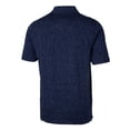 thumbnail image 3 of Men's Cutter & Buck Navy George Washington University Big & Tall Advantage Tri-Blend Space Dye DryTec Polo, 3 of 3