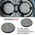 thumbnail image 4 of Kenally Alfombrilla para portavasos automotriz de 2 piezas, accesorios antideslizantes para almohadillas de diamantes de imitación Automoción decorativa y accesorios Weiß Kenally VI015475-02B, 4 of 6