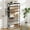 Black, variant on BGTREND 8-Tier Metal Shoe Rack Organizer with Wooden Top, 24-32 Pairs Shoe Storage Shelf for Entryway Hallway (52.56” Tall, Brown)