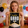 thumbnail image 3 of KUNPENG Graduation Decorations 2026, Graduation Party Supplies, Graduation Cutlery, 25 Count, Black Heavy Duty Disposable Plastic Knives, Class of 2028, Congrats Grad, 3 of 5