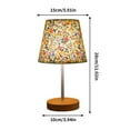 thumbnail image 3 of SLYNSHome Desk Lamps Rustic Table Lamp for Bedroom Living Room,Bedside Nightstands Lamps Farmhouse Spring Summer Decor, 3 of 8