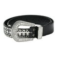 thumbnail image 5 of fenteer Women Rhinestone Belt Accessories Waistband Pin Buckle for Jeans Pants Skirt black, 5 of 8