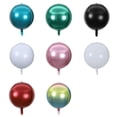 thumbnail image 2 of Globo redondo 4d de película de aluminio de 10, 15, 22, 50 y 60 pulgadas, decoración para fiestas temáticas de cumpleaños y Navidad, flotante y vacío, 2 of 2