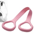 thumbnail image 2 of Banda de resistencia de 8 formas, cuerda elástica para estirar los pies, piernas y manos, entrenamiento muscular para brazos. Rosa, 2 of 9