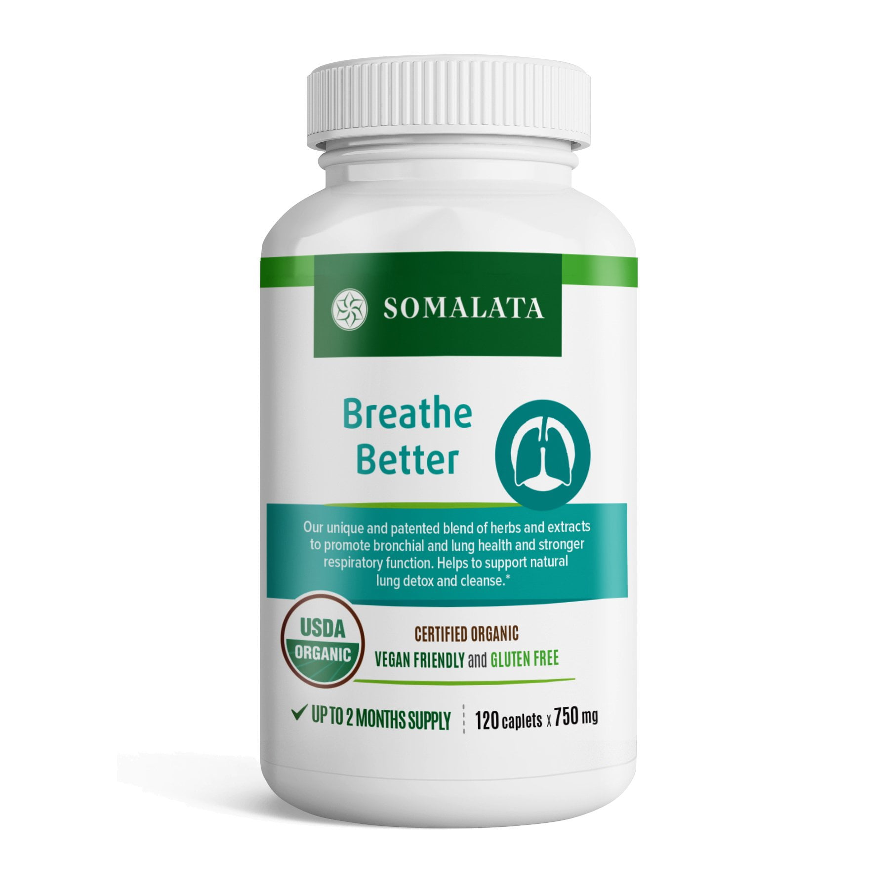 Breathe Better Lung & Respiratory Supplement Naturally Reduces