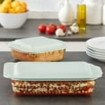 thumbnail image 1 of Pyrex Deep Glass Baking Dish with Plastic Lids Set, 4-pieces, 1 of 6