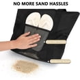 thumbnail image 3 of Bolsa de Playa Impermeable Fammart para Mujer Grande Negra, 3 of 8