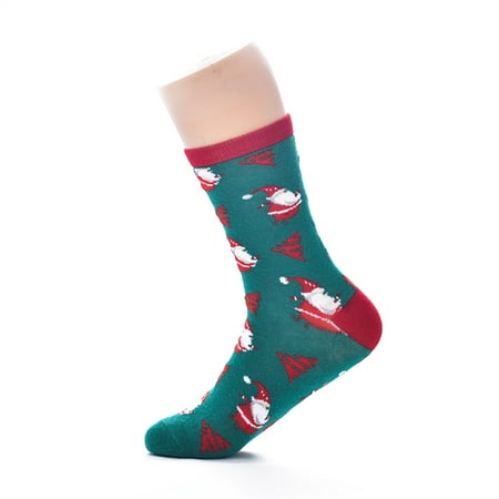 

Christmas Snowflake Animals Socks Durable Fabric Christmas Socks for Men Women Teens Couples 6