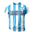 thumbnail image 4 of 2026 Argentina Soccer Mens T Shirts Short Sleeve Casual Crewneck Pullover Summer Tops Soccer Shirt for Men Outdoor Activities Daily Wear, 4 of 4